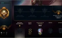 Conta League Of Legends Unranked   63 Skins "full" champ