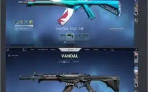CONTA VALORANT SKINS BONITAS