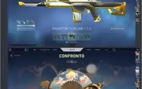 CONTA VALORANT SKINS BONITAS