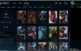 Vendo Conta LoL: Gold 4 Solo/Duo 103 Campeões e 42 Skins