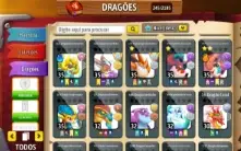 Conta Dragon City🔥 +200 Gemas | Muito Ouro | Dragões Raros