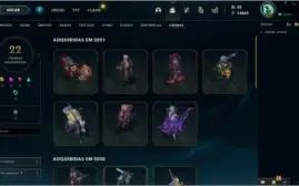 Conta LoL Plat1