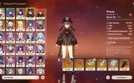 GENSHIN IMPACT - AR53, 12T5 Hutao + Bis ,Nahida + Bis,Shogun