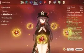 GENSHIN IMPACT - AR53, 12T5 Hutao + Bis ,Nahida + Bis,Shogun