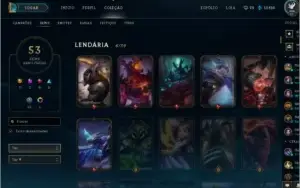 promoção conta lol