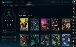 promoção conta lol