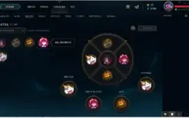 conta league of legends lv baixo com skins e campeões