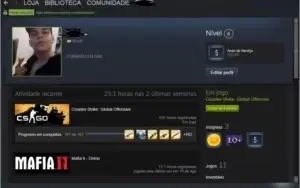 Steam Csgo Águia 2 Prime + medalhas 2017/ 5Anos
