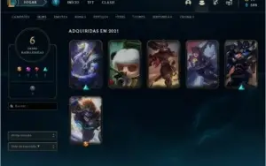 Conta lvl 34 com Passe e Ez pulsefire
