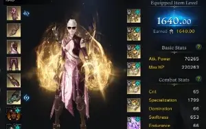 Personagens 1640/1620/1620/ 1615 X4 END GAME