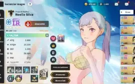 Conta Black Clover Mobile - Noelle 5* + 13 personagens SSR