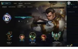 CONTA DE LOL PLATINA 2