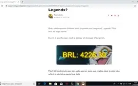 Conta league of legends