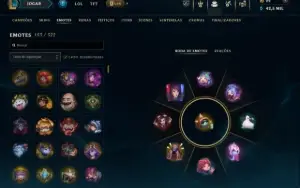 Conta do lol 2016, nv 589 skins