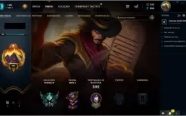 Conta League of Legends - Platina 4 - 2 skins vitoriosas