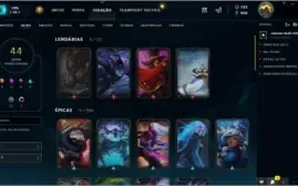 Conta League of Legends - Platina 4 - 2 skins vitoriosas