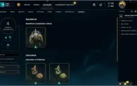 Conta League of Legends - Platina 4 - 2 skins vitoriosas