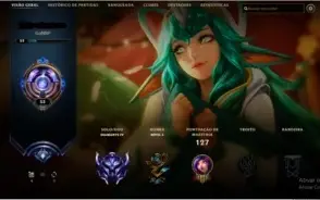 Conta league of legends diamante 4