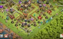 Clash of clans conta cv11 full ex lenda contruções raras