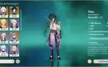 Conta ar47 com xiao+lança de jade