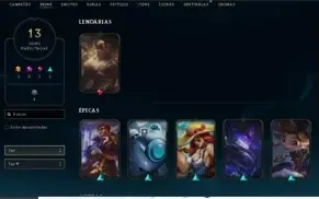 Conta platina 4 13 skins