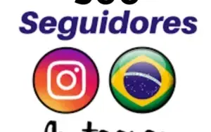 500 Seguidores Instagram Brasileiros