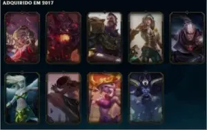Conta de league of Legends mais de 100 campeões