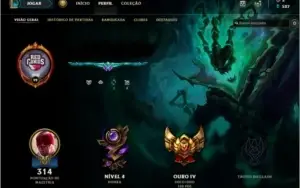 Conta de league of Legends mais de 100 campeões