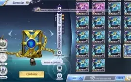 SAINT SEIYA AWAKENING - COM GEMAS AVANÇADAS E LIVROS
