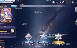 SAINT SEIYA AWAKENING - COM GEMAS AVANÇADAS E LIVROS