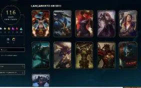 Conta de LOL antiga com rammus rei,kayle juiza e skins ultim