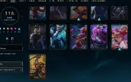 Conta de LOL antiga com rammus rei,kayle juiza e skins ultim