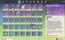 Conta AR 46 Klee+Qiqi+6150 Gemas+26 Dias de Benção da Lua