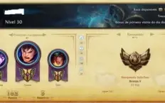 Conta Bronze 5 /57 champs/9 skins
