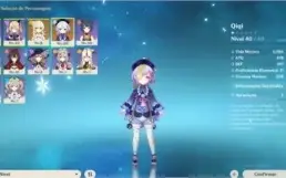 Genshin Impact - Conta AR25 - Qiqi + Razor + 7 Personas 4 ⭐️