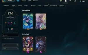 Conta LOL 176 SKINS