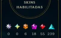 Conta Lol + Tft - + De 550 Skins - Level 596 - Dono Original