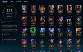 CONTA BORDA GOLD 351 SKINS 8 LENDARIAS 6 GEMAS