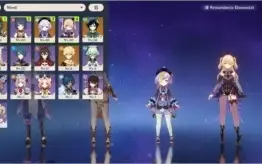 Conta genshin impact Xiao + Lança de jade + qiqi + Venti