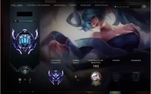 CONTA RARA DESDE A SEASON 1. DIAMANTE 4 ELO ATUAL.