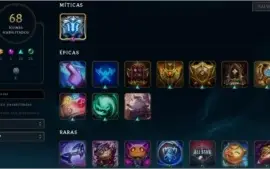 CONTA RARA DESDE A SEASON 1. DIAMANTE 4 ELO ATUAL.
