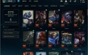Conta Diamante 3 com 47 skins, 81 champs.
