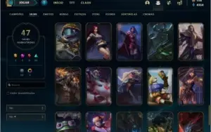 Conta Diamante 3 com 47 skins, 81 champs.