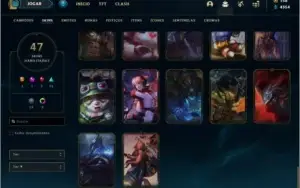 Conta Diamante 3 com 47 skins, 81 champs.