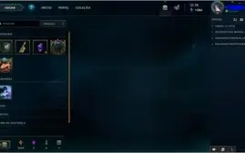 Conta Ouro V com 9 skins
