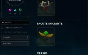 Conta Ouro V com 9 skins