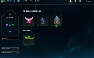 VENDO CONTA LOL UNRANKED NIVEL 30 COM 2 SKINS!