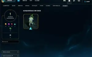 VENDO CONTA LOL UNRANKED NIVEL 30 COM 2 SKINS!