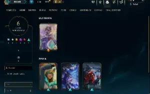 Unranked com 35 Champs e 6 Skins +5 Fragmentos