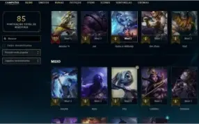 Conta de LOL DIAMANTE 4 MMR ALTO